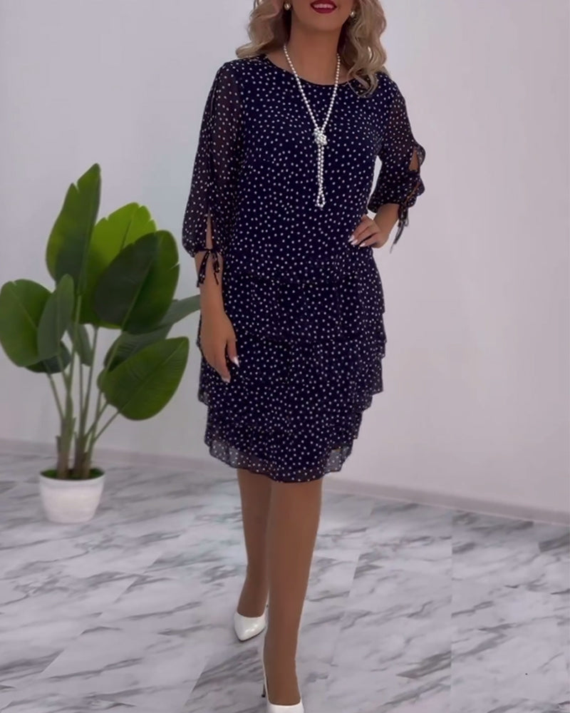 Liliana’s Charm™ Rochie elegantă de iarnă cu acoperire pentru burtă