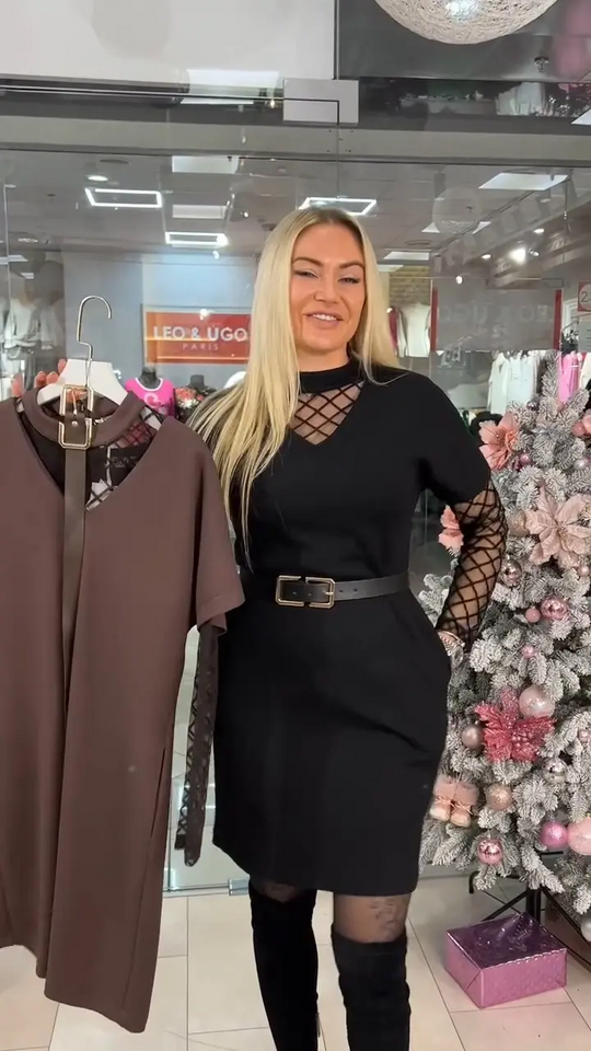 Natalia’s Style™ Rochie elegantă de iarnă-primăvară