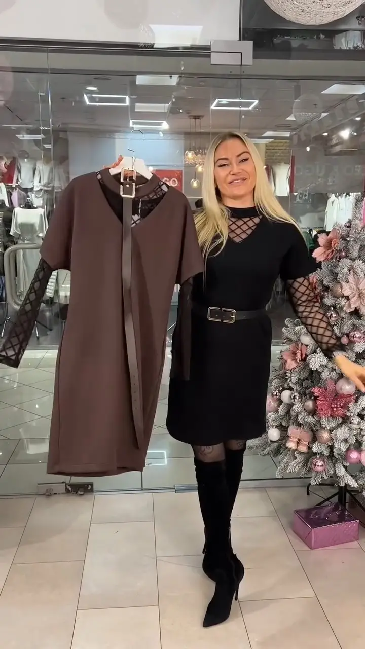 Natalia’s Style™ Rochie elegantă de iarnă-primăvară